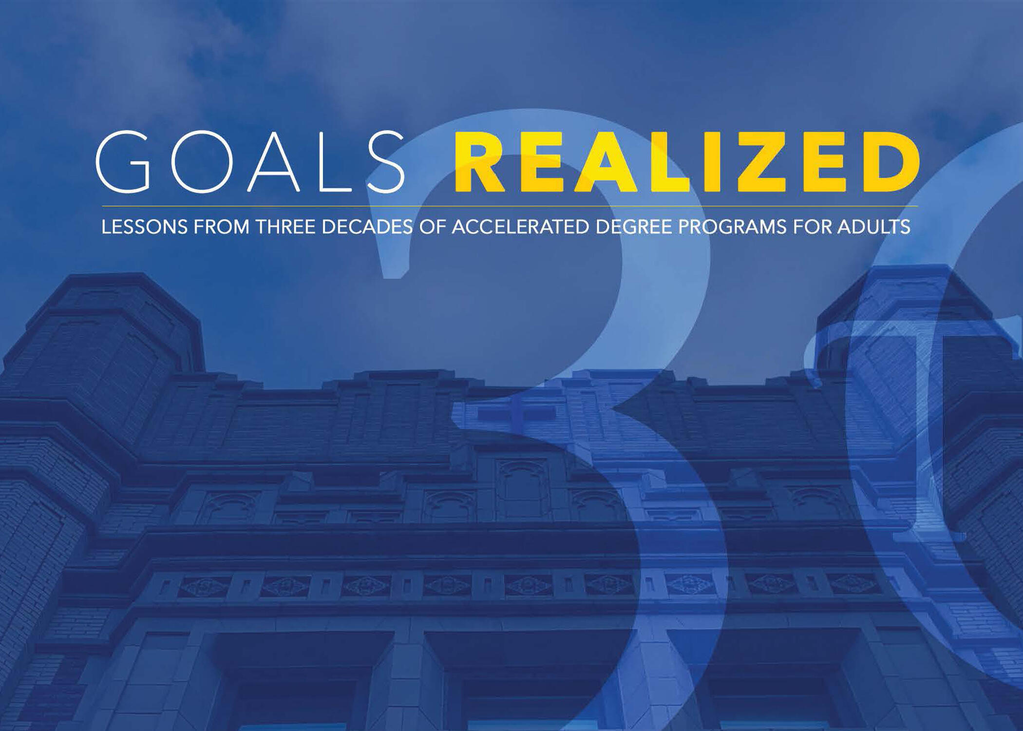 Goals Realized: Lessons Learned from 30 years of education